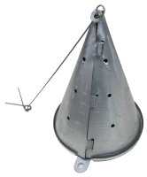 Кормушка зимняя металл. Конус большая, 100гр, d-90мм