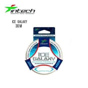 Леска INTECH Ice Galaxy 30m голубая (0.095mm/0.73кg)
