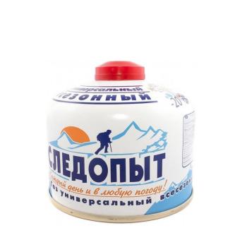 Газ для порт. плит Следопыт, метал. баллон, 230 гр. резьб. (всесезонный)