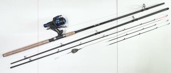 Уд. фидерное KAIDA-PRO FALCON 3.6 м, до 180 гр.+Кат. Kaida НВ 50 3 под.+WildPro 200m 0.37 мм