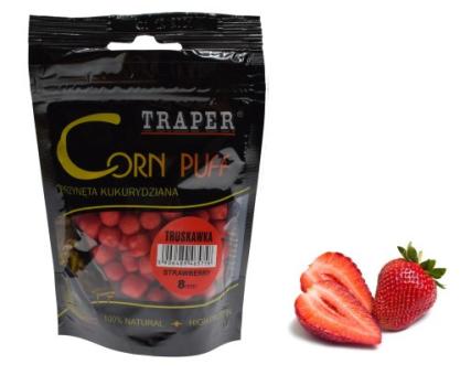 Corn puff 8mm/20gr Truskawka  (Кукуруза воздушная клубника)