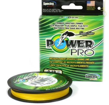 Леска плетеная POWER PRO 135м желтая 0,15 9кг