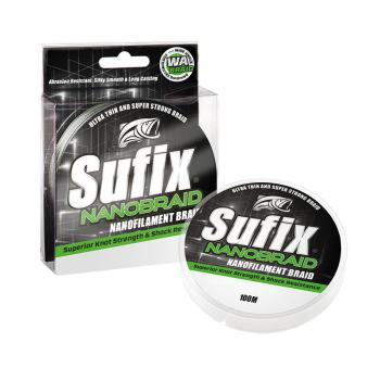 Леска плетеная SUFIX Nano Braid зеленый камуфляж 100м 0.12мм 7,3 кг