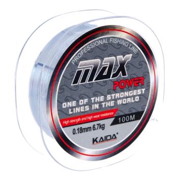 Леска KAIDA MAX POWER прозрачная 100м 0,20мм