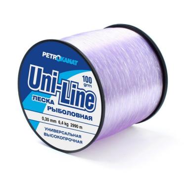 Леска UniLine 250 г. 0,25 мм, 3.6 кг, (4350м)