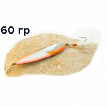 Блесна GT-BIO JIGGING RACING BOAT 60g. 96mm/ silver-orange-blue