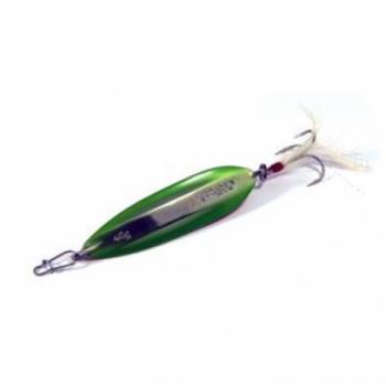 Блесна GT-BIO JIGGING RACING BOAT 40g. 84mm/ silver-green-orange