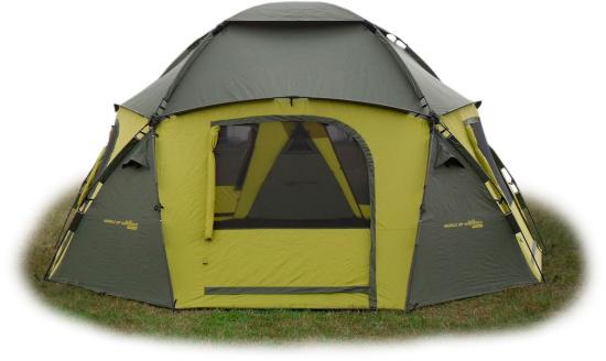 Шатёр автомат Cosmos 500, цвет: khaki / yellow-mustard