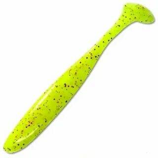 Силиконовая приманка Keitech Easy Shiner 4 inch 10см 5,3гр PAL# 01 Chartreuse Red Flake