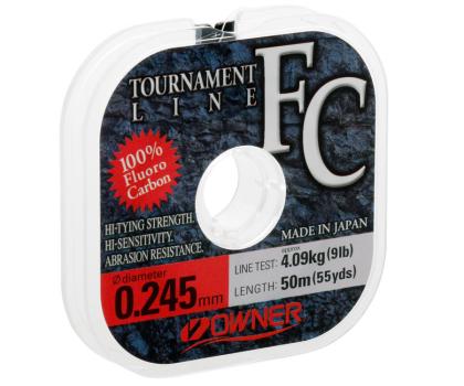 OWNER Леска Tournament FC 50м 0,245мм 4,1кг