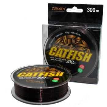 Леска CAIMAN  Catfish dark brown 300m 0,70mm