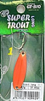 блесна SUPER TROUT LONG, 32.84мм, 2.9гр,  цвет 01