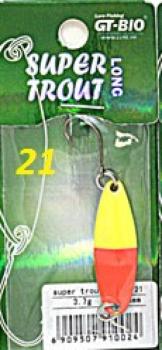 блесна SUPER TROUT LONG, 32.84мм, 2.9гр,  цвет 21