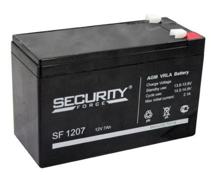 Аккумулятор Security Force 7.2 Ач 12 В для эхолотов