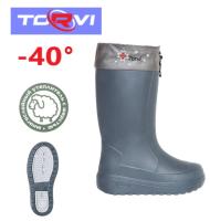 Сапоги женские Torvi из ЭВА Онега с подошвой ТЭП на - 40 гр.,4-х сл.вкладыш (мех), цв. Серый, р.39_0