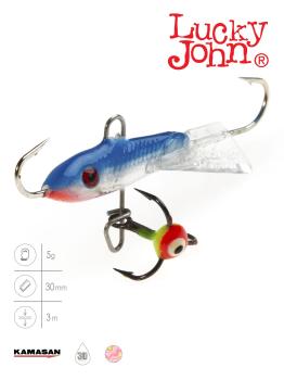 Балансир Lucky John CLASSIC 3 + тр. 30мм/5гр./81301-15H