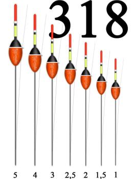 318 поплавок бальсовый Wormix 3 гр.