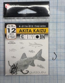 Крючки Gurza-AKITA KAIZU Ring BN №12 (10шт/уп)