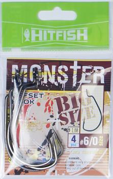 Офсетные крючки Hitfish Monster offset 11/0