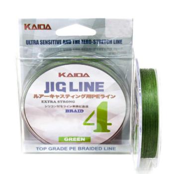 Плетенка  JIG LINE GREEN 4X  зеленый     100м  0,23мм  20кг