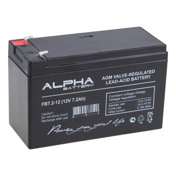 Аккумулятор Alfa battery FB 7.2-12 (12v, 7.2Ah/20Hr)