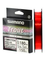 Леска SHIMANO Trout Competition Mono 150 м красная 0,14 мм