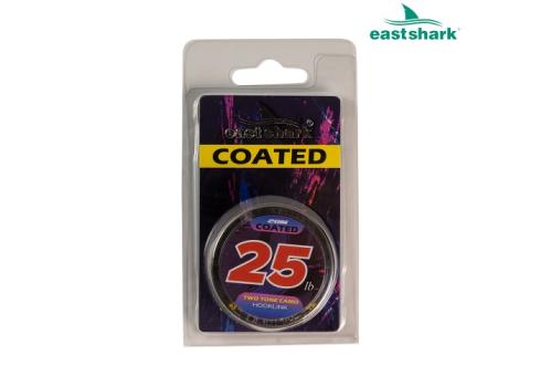Поводковый мат-л карповый в оплетке20 м 25 LBS светлый EastShark
