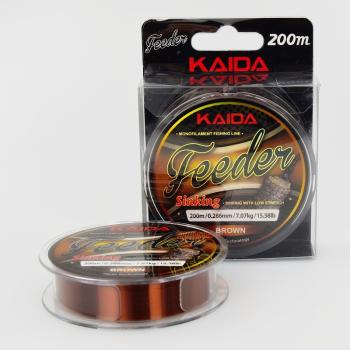 Леска Kaida Feeder Sinking 200 m 0,203 мм
