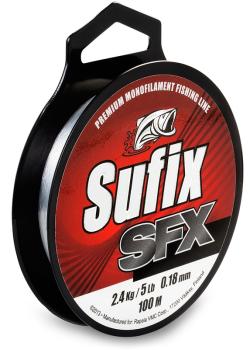 Леска зимняя SUFIX SFX Ice 100 м прозрачная 0,16 мм 2.2 кг