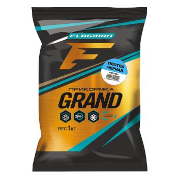 F-FISHING Прикормка для рыбы GRAND Плотва Черная 1кг