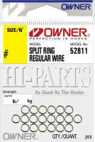 OWNER Кольцо заводное Split Ring Regular nickel №4 18шт_0