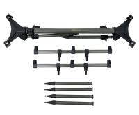 CARP PRO Род-под на 3 удилища Black телескоп. 4 ноги_1