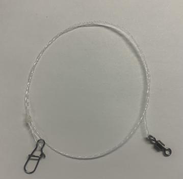 Поводок Флюорокарбон Sunline SIGLON FC Clear 0.350mm 33 см+Карабин с вертлюгом СТЕРХ, WE-2004 №6