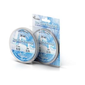 Леска ALLVEGA Ice Line Concept (25м) 0,09мм, 1,07кг прозрачная