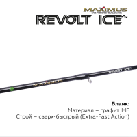 Зимняя удочка Maximus REVOLT ICE 26XXH (MIRRI26H) 0,65м до 50гр_1