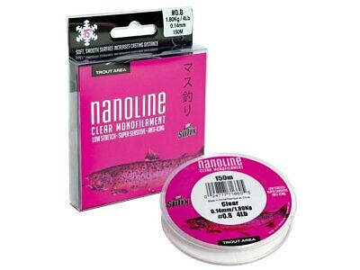 Леска SUFIX Nanoline Trout прозрачная 150 м 0,20 мм 3,5 кг