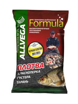 Прикормка Allvega Formula Black Gardon 0,9кг (черная плотва)