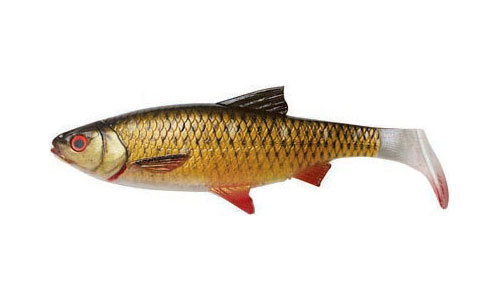 Силиконовая приманка Savage Gear 4D River Roach 18см 70g Dirty Roach 63704-001