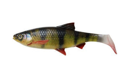 Силиконовая приманка Savage Gear 4D River Roach 18см 70g Perch 63705-001