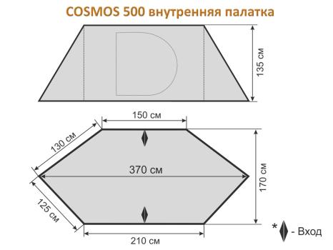 Внутренняя палатка для шатра Cosmos 500