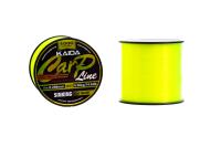 Леска KAIDA Carp Line FLUO YELLOW 1000м (Sinking) 0,370mm