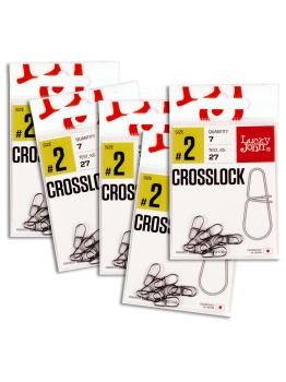 Застежки LJ Pro Series CROSSLOCK 002 5х7шт. набор