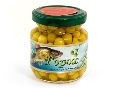 Горох насадочный Фиш Гармония Клубника 105г (стекл. баночка)
