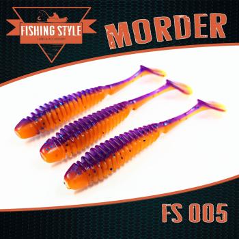 Силиконовая приманка Fishing Style Morder 5,4 in 137мм # 005 Maracuja
