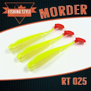 Силиконовая приманка Fishing Style Morder 5,4 in 137мм # 025 Shiny Lime