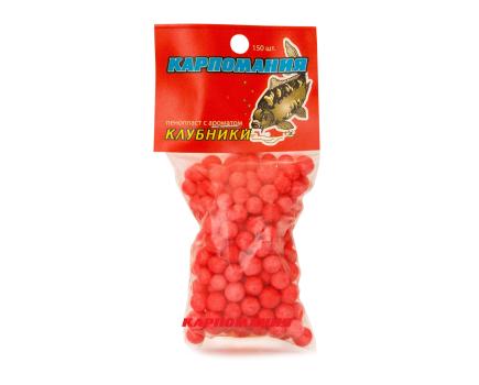 Пенопласт красный Клубника (1уп-150шт)