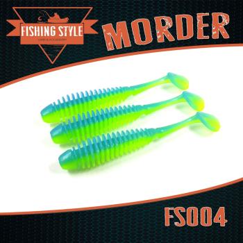 Силиконовая приманка Fishing Style Morder 5,4 in 137мм # 004 Blue Mint