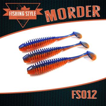 Силиконовая приманка Fishing Style Morder 5,4 in 137мм # 012 Blue Orange