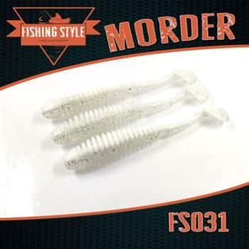 Силиконовая приманка Fishing Style Morder 5,4 in 137мм # 031 White Silver