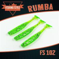 Силиконовая приманка Fishing Style Rumba 5,5 in 140мм # 102 Lime